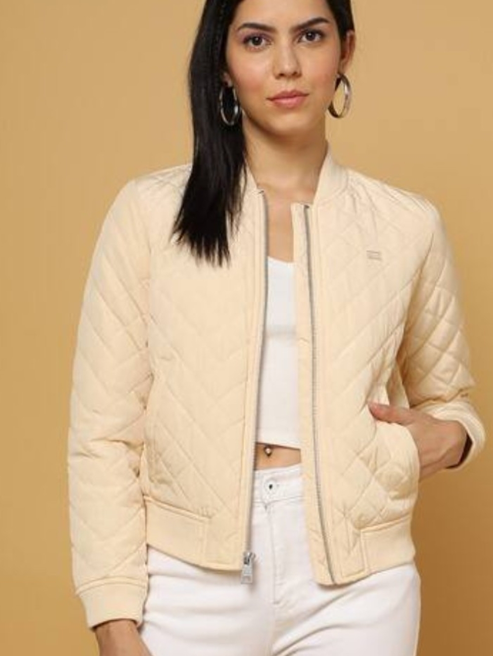 Levi's Diamond Quilted Bomber Jacket